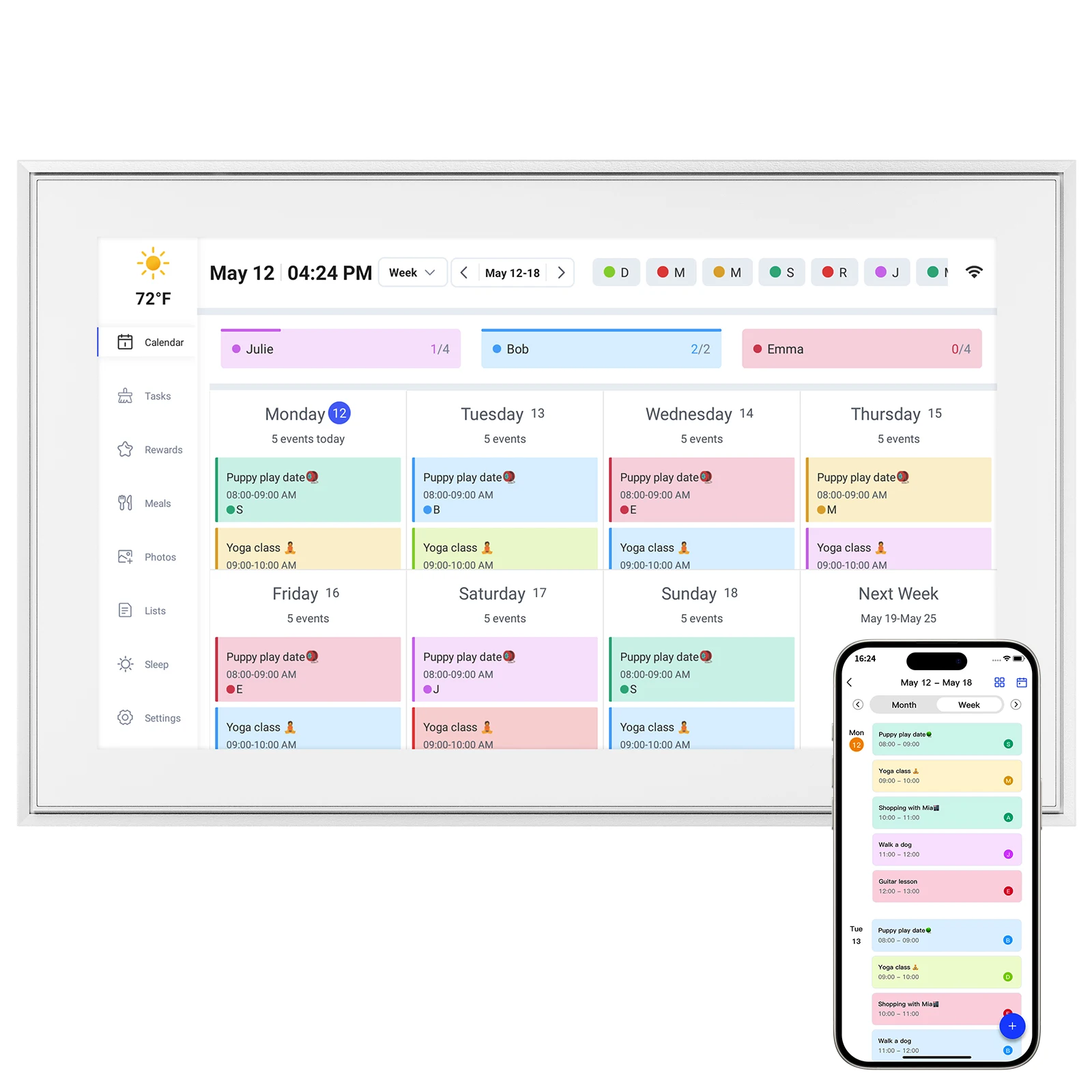 Home Office Google - Home Smart Digital Calendar with Touchscreen