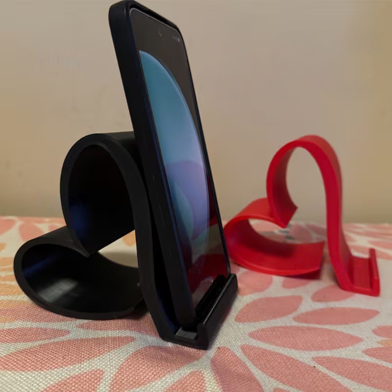 Home Office Gifts - Creative 3D Printed Heart-shaped Universal Mobile