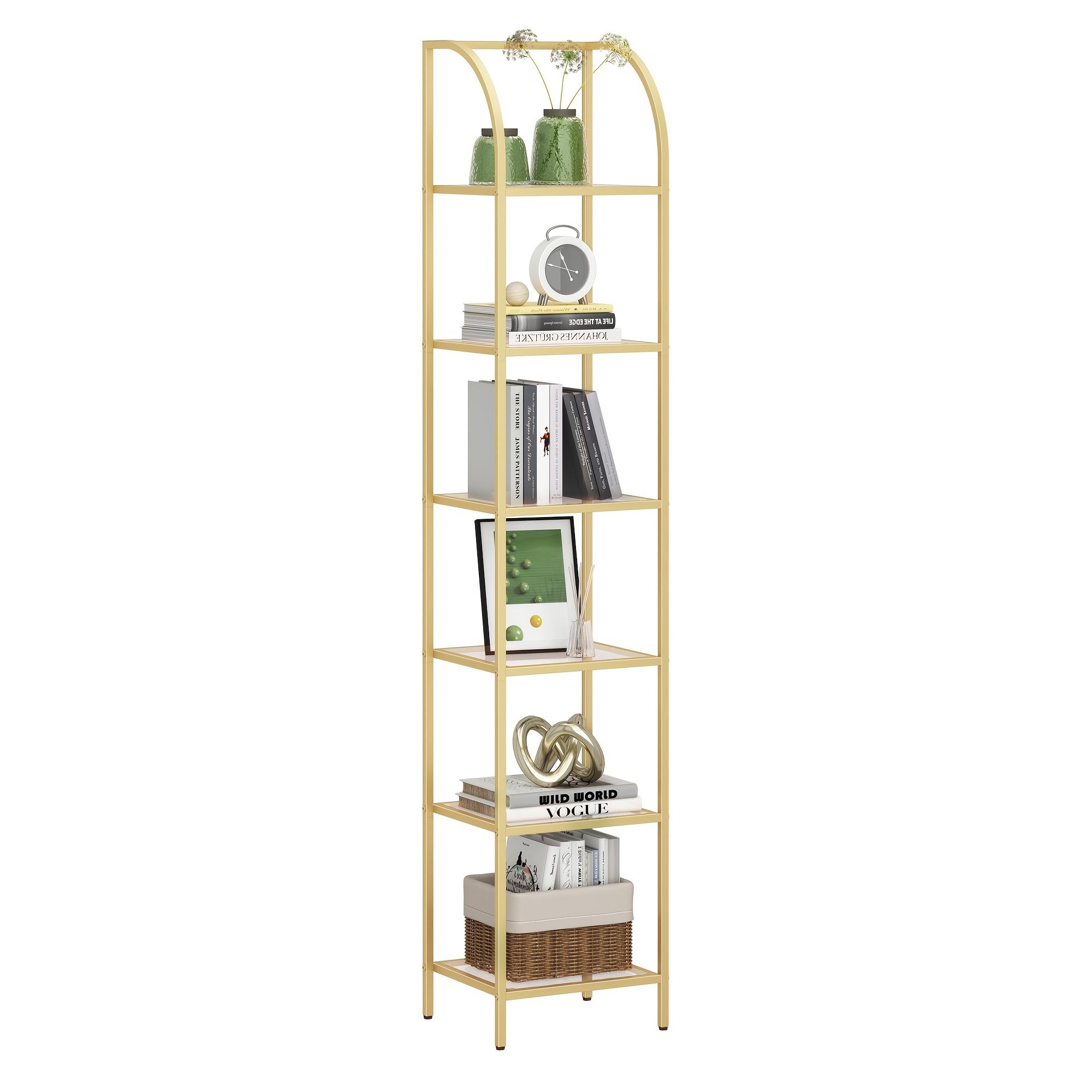 Bookcase Bookshelf, Tempered G - Home Office For avis et prix