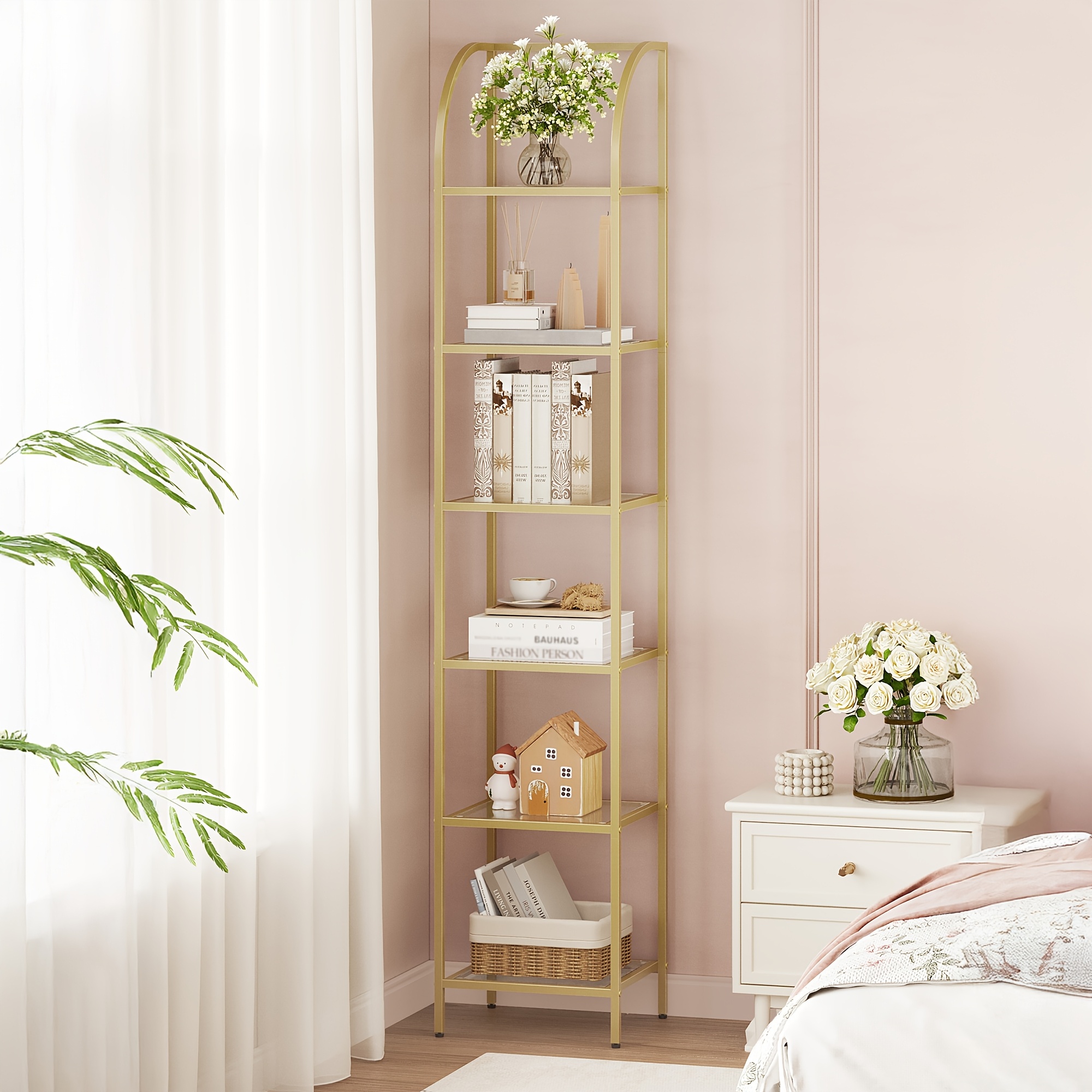 Bookcase Bookshelf, Tempered G - Home Office For avis et prix