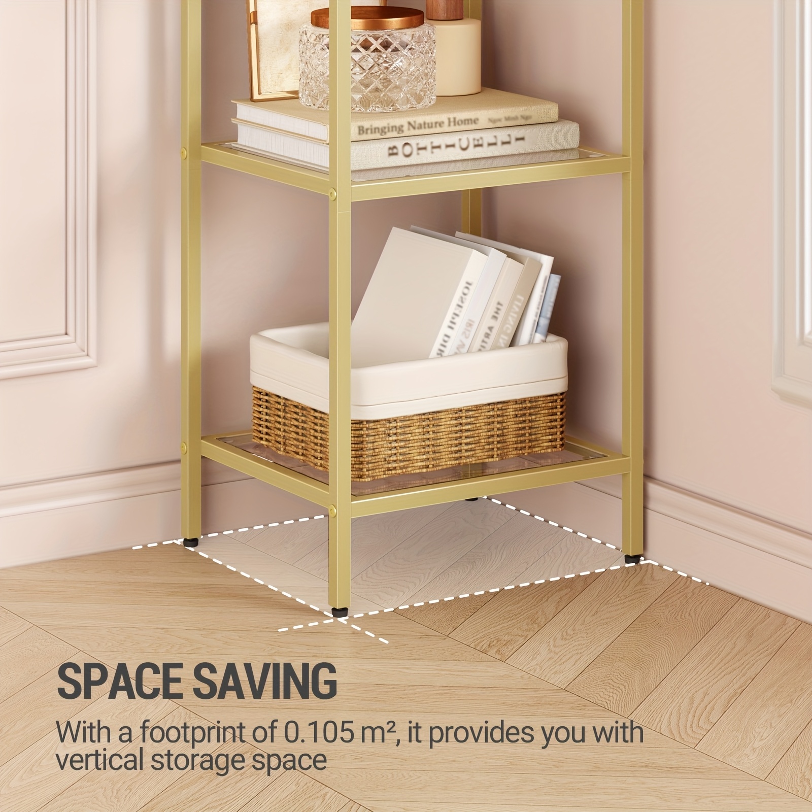 Bookcase Bookshelf, Tempered G - Home Office For avis et prix