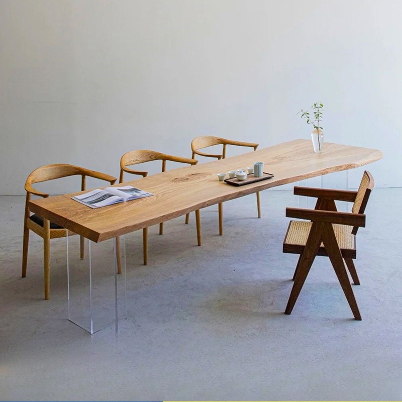 Nordic Solid Wood Acrylic Floa - Home Office For avis et prix