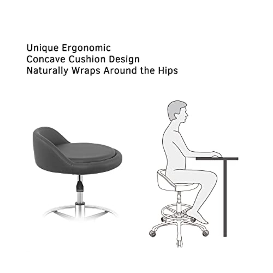 Rolling Stool Adjustable Draft - Home Office For avis et prix