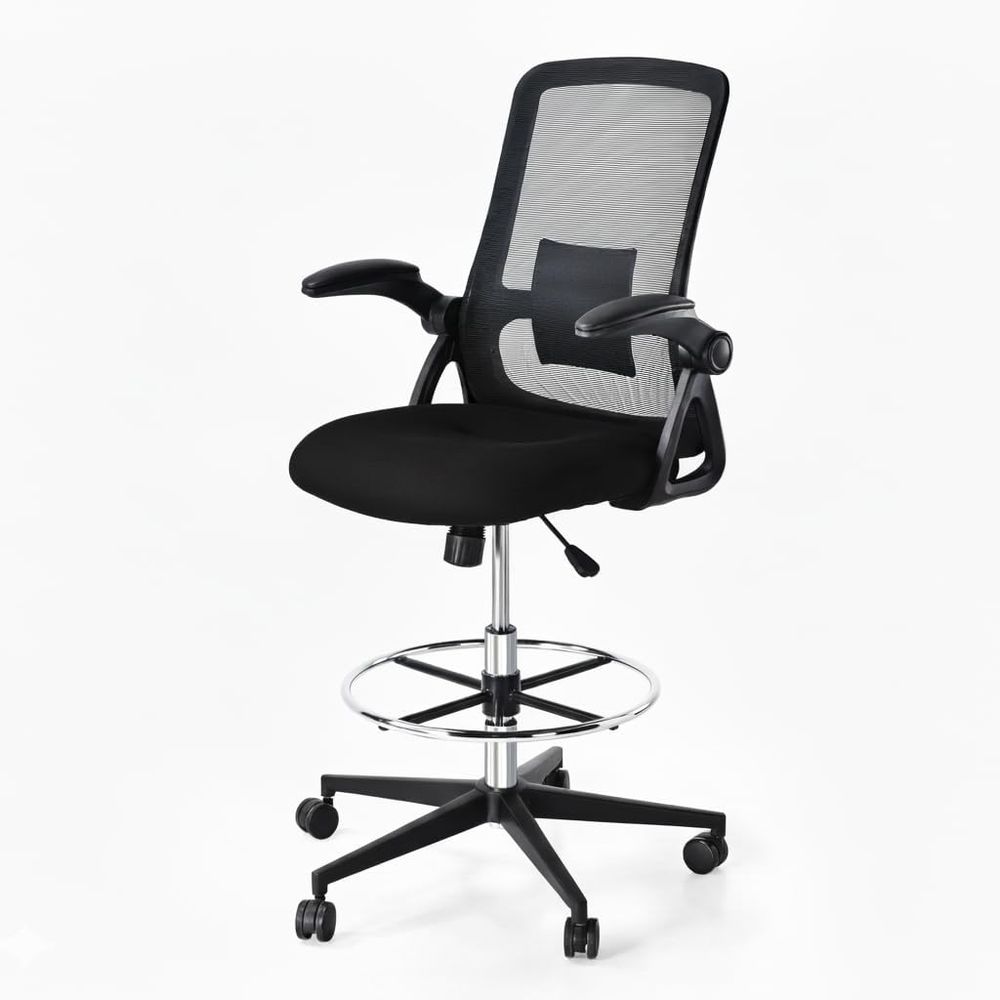 Mesh Backrest Swivel Chair wit - Home Office For avis et prix