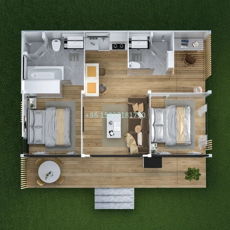 Family Container House Modular - Home Office Australia avis et prix