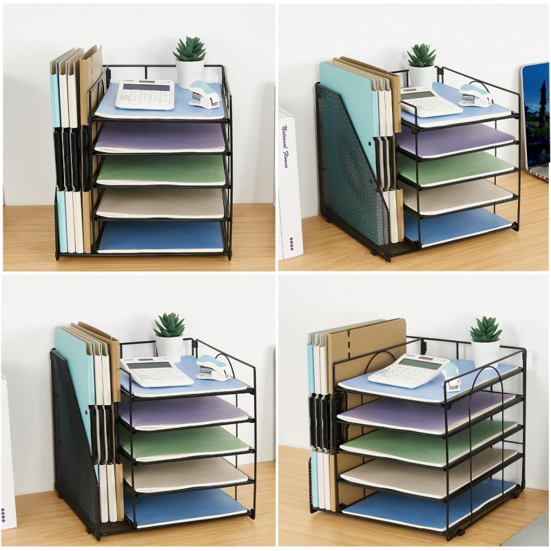 5-Tier Multi-Layer File Rack O - Home Office Organization avis et prix