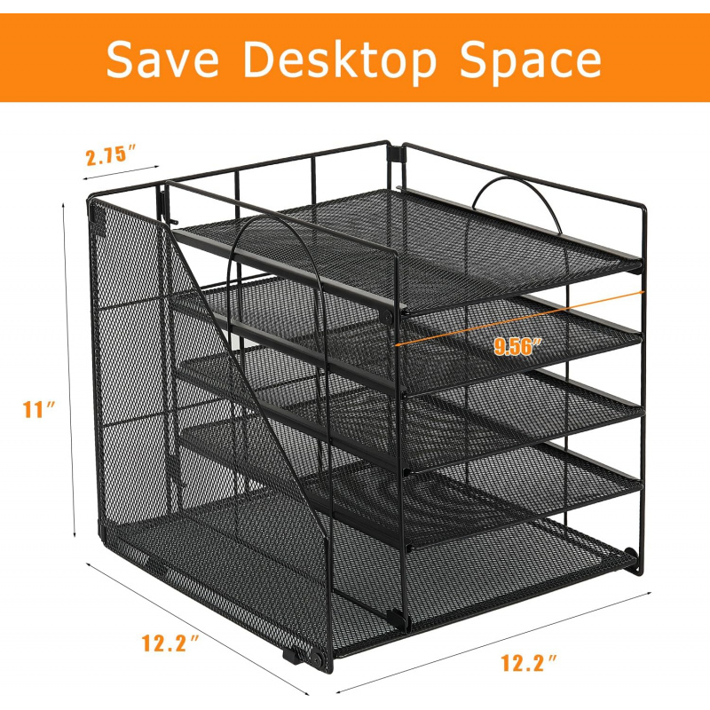 5-Tier Multi-Layer File Rack O - Home Office Organization avis et prix