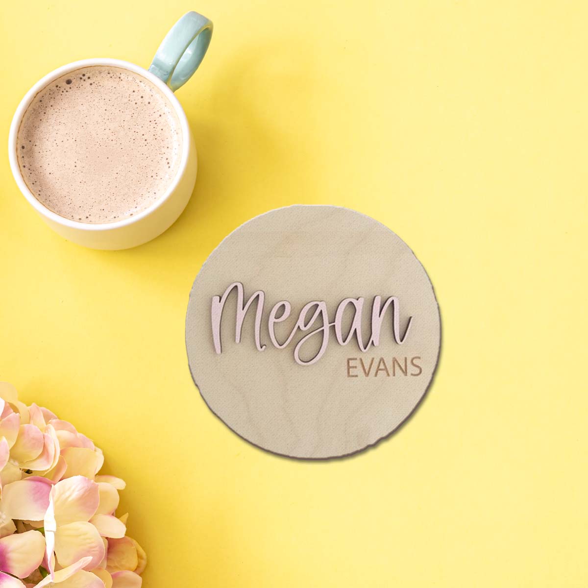 1Pc Custom Wooden Name Plate f - Home Office Gifts avis et prix