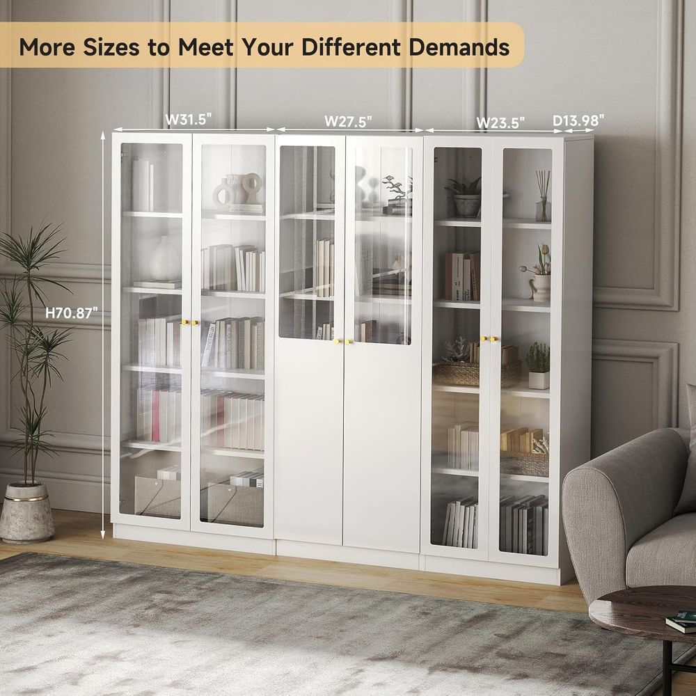 70.87 Tall Metal Bookshelf, 5- - Home Office For avis et prix
