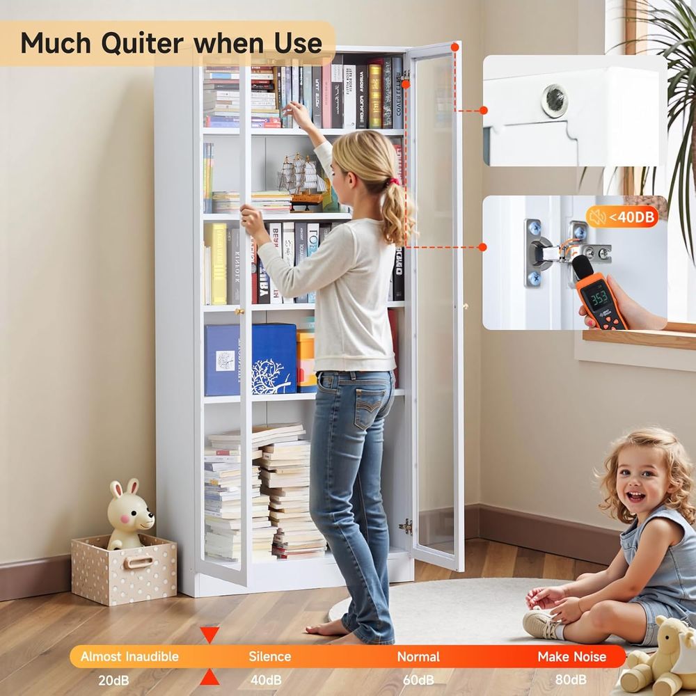 70.87 Tall Metal Bookshelf, 5- - Home Office For avis et prix