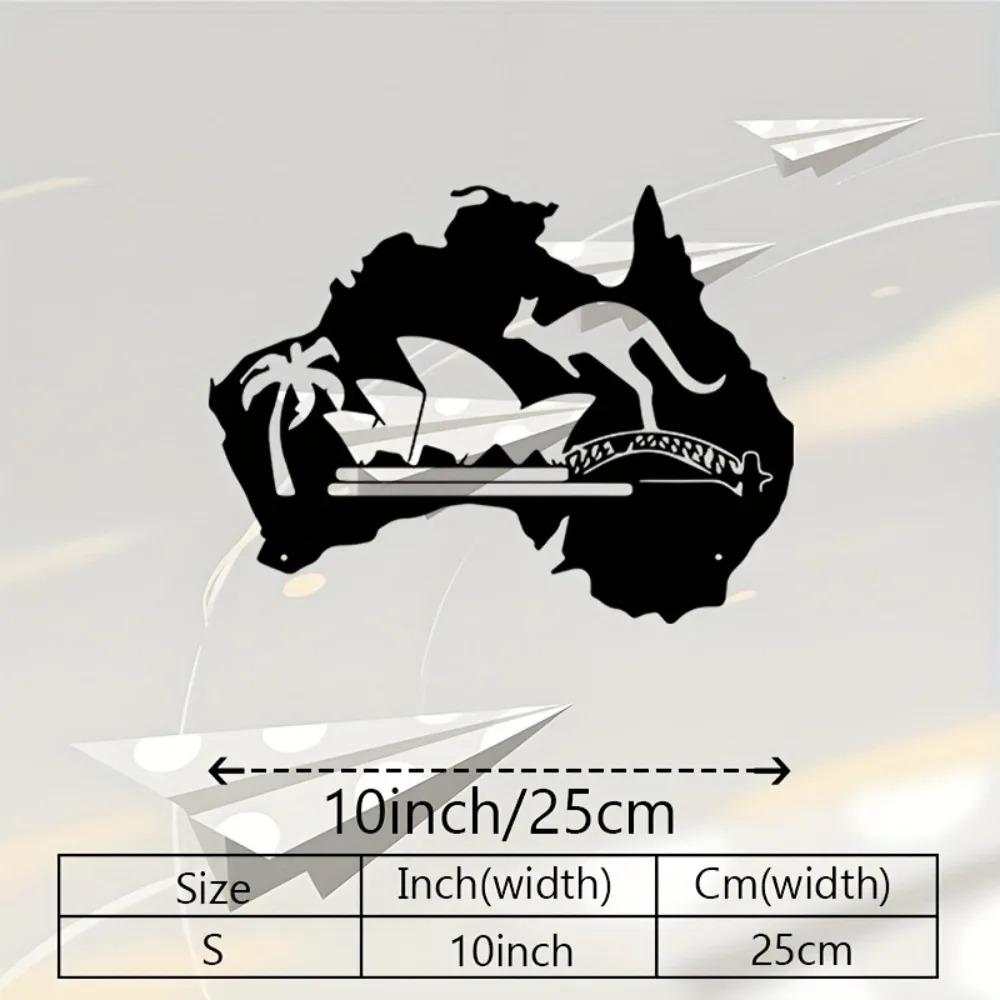 Australia Kangaroo Metal Wall  - Home Office Australia avis et prix