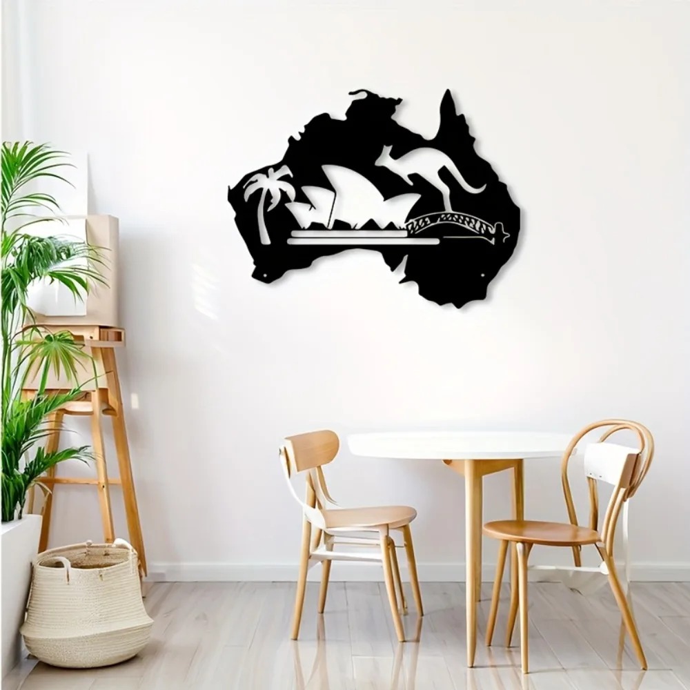 Australia Kangaroo Metal Wall  - Home Office Australia avis et prix