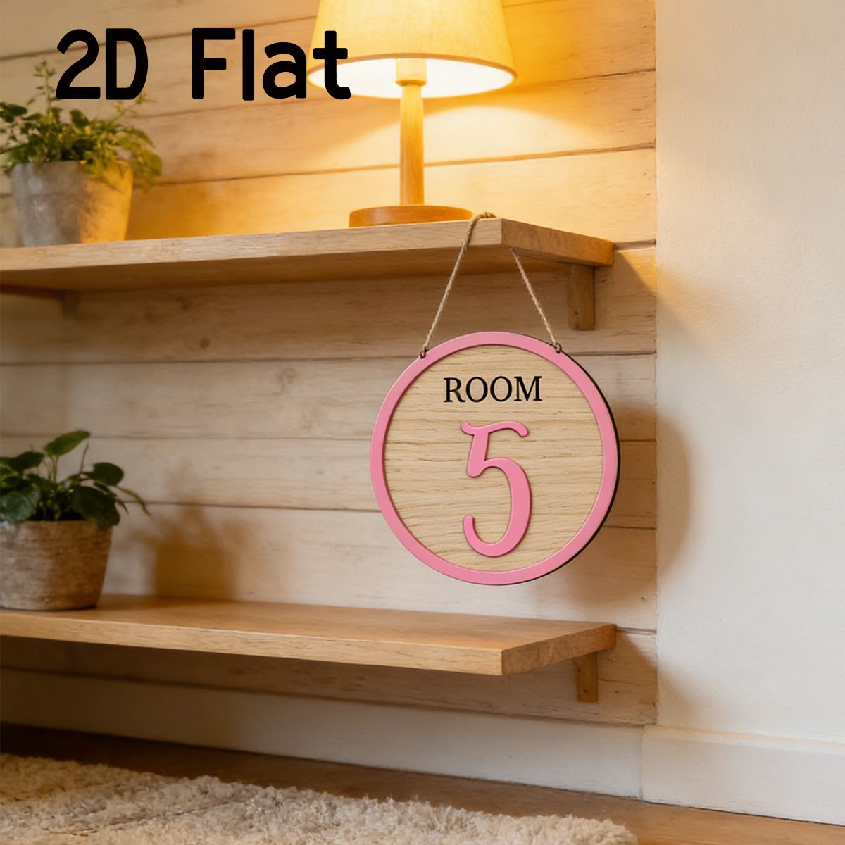 1Pc Cutom Pink Room Number Woo - Home Office Gifts avis et prix