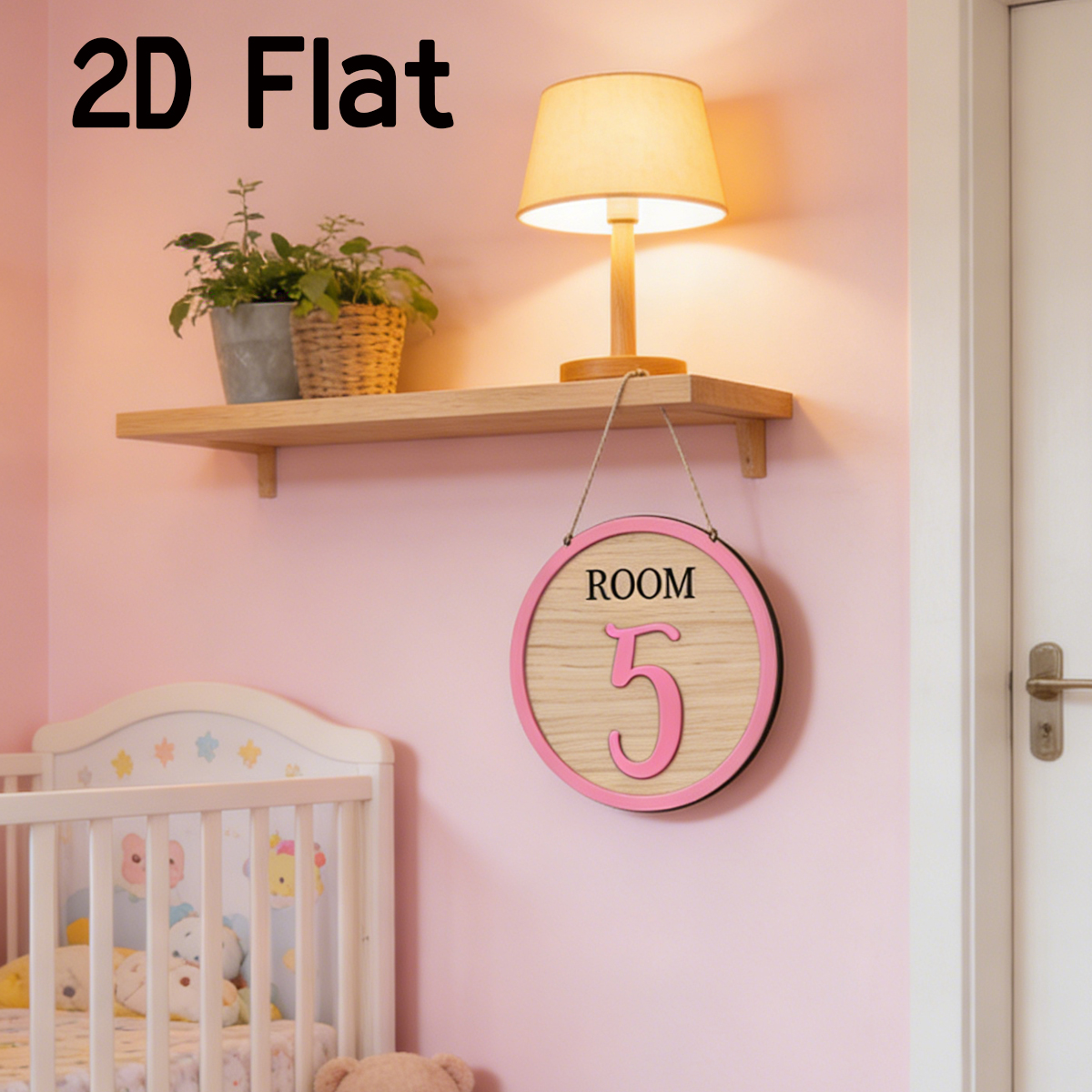 1Pc Cutom Pink Room Number Woo - Home Office Gifts avis et prix