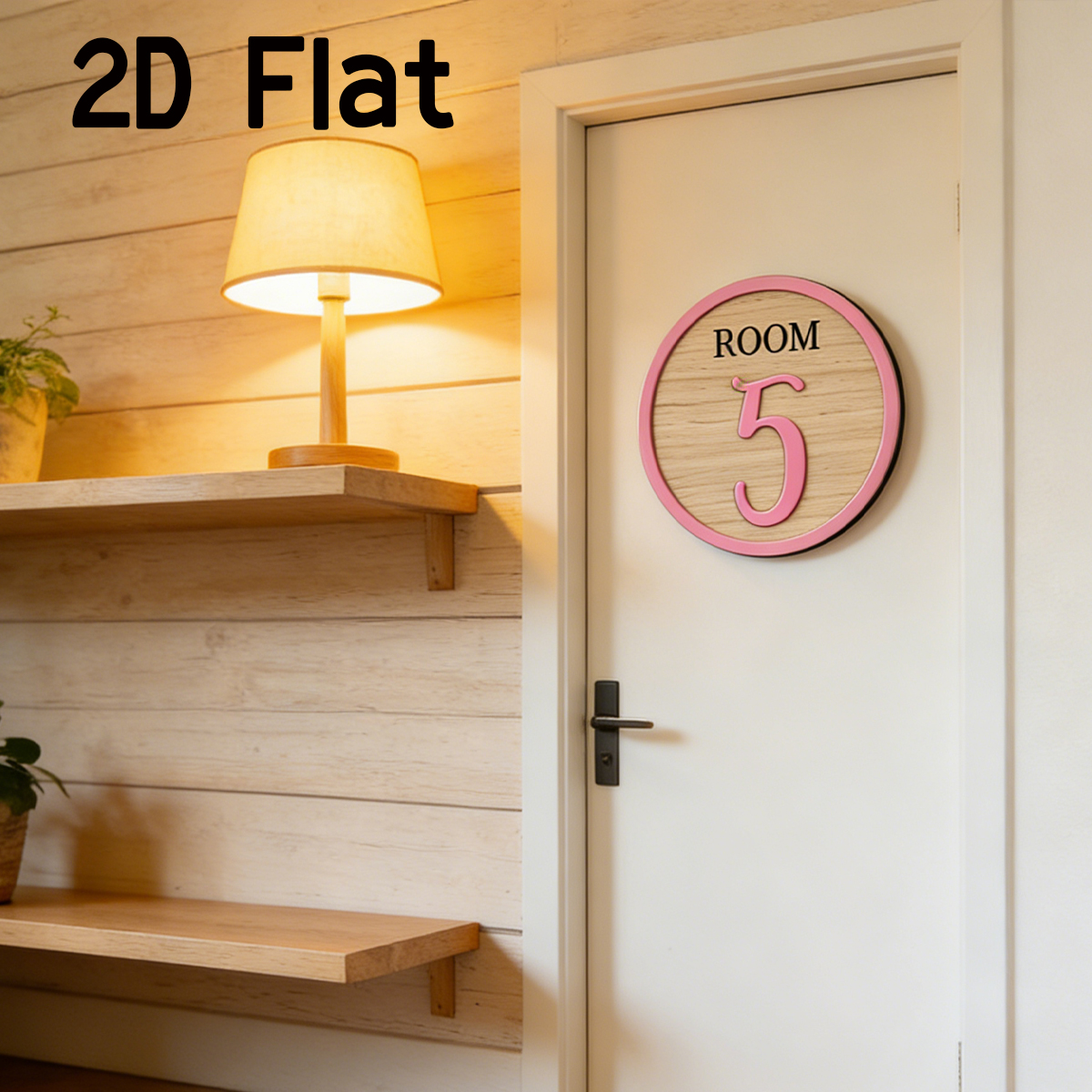 1Pc Cutom Pink Room Number Woo - Home Office Gifts avis et prix