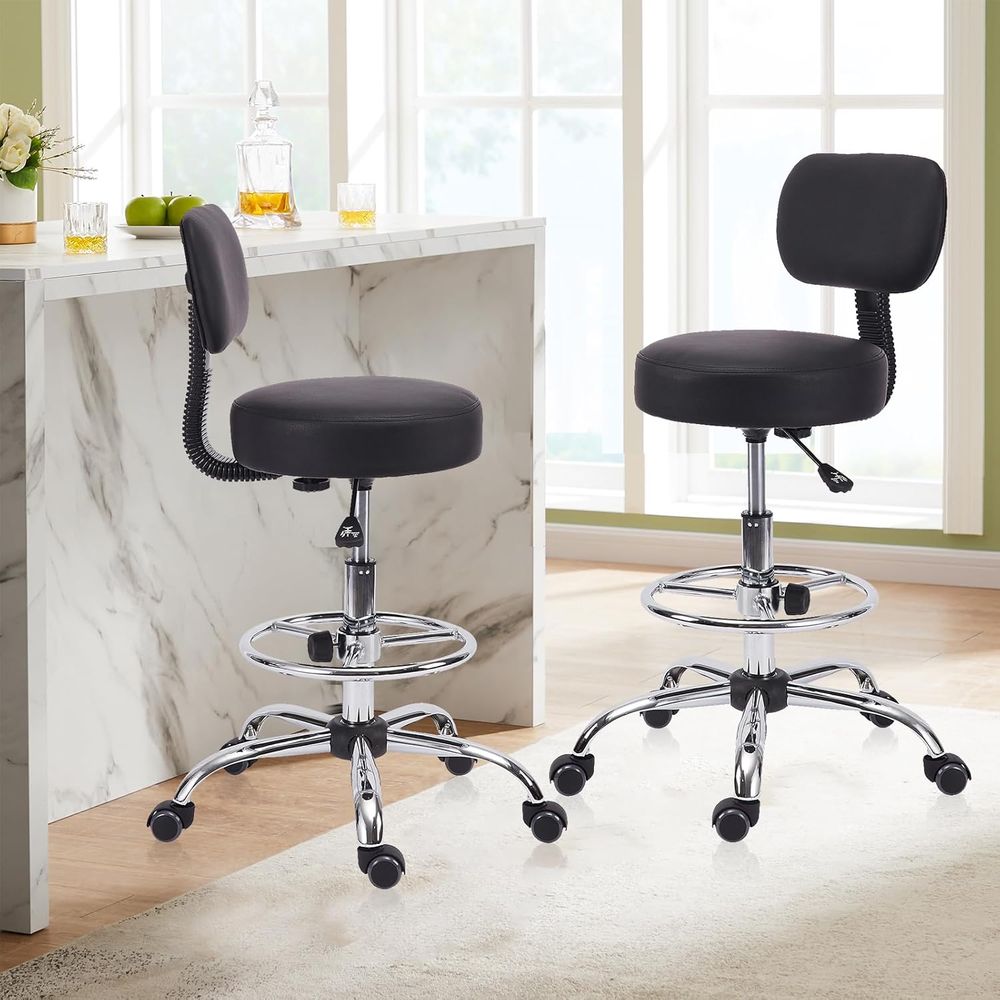 Adjustable Swivel Bar Stool wi - Home Office For avis et prix