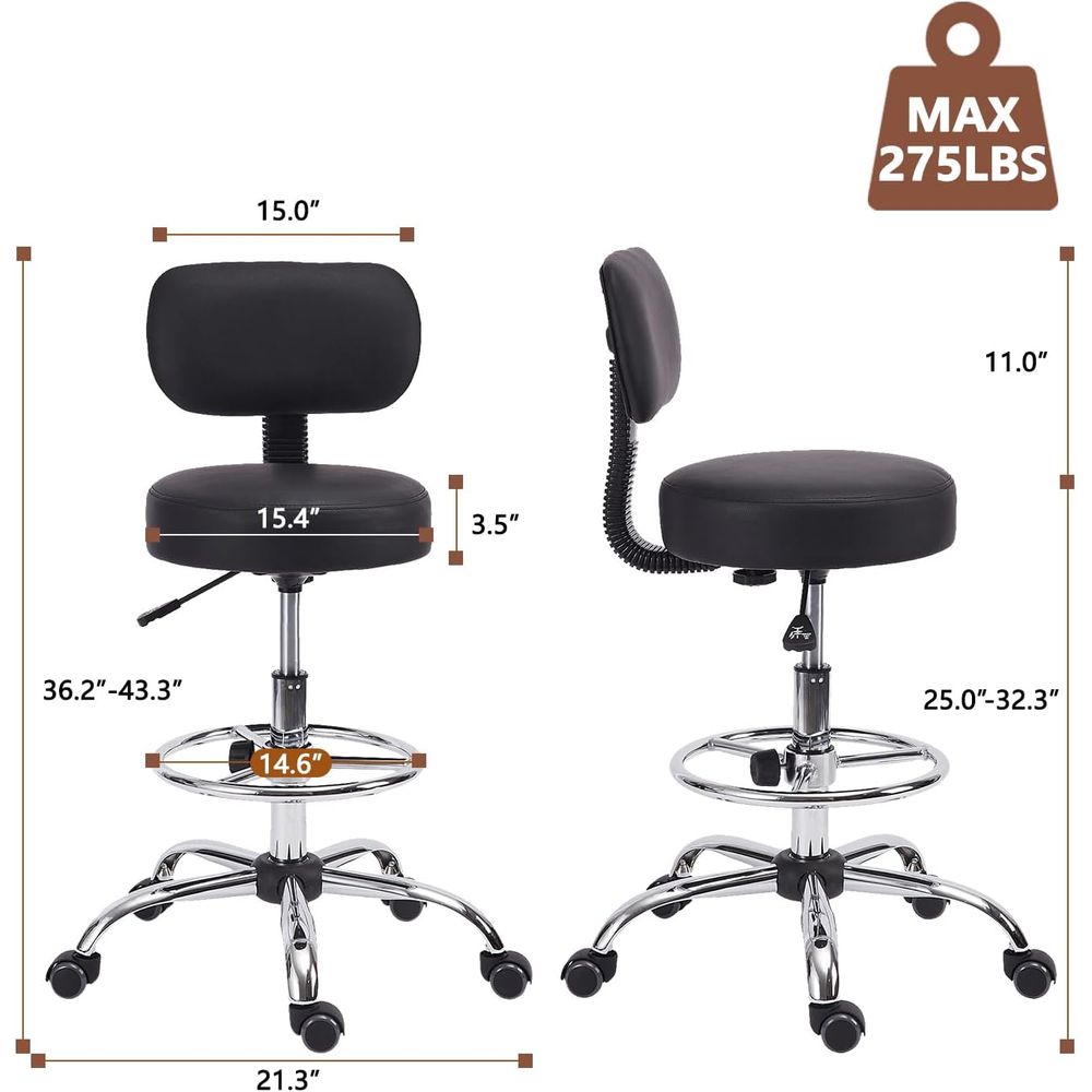 Adjustable Swivel Bar Stool wi - Home Office For avis et prix