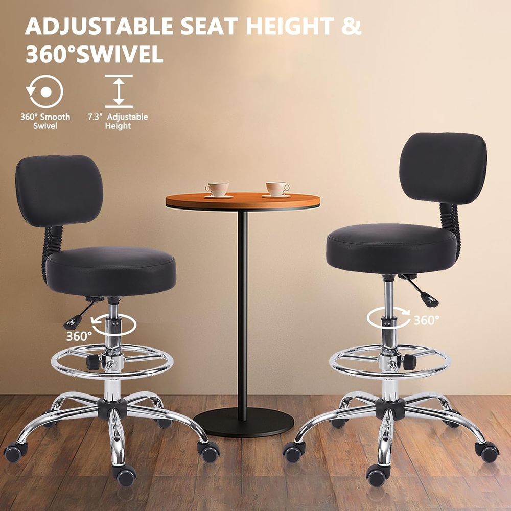 Adjustable Swivel Bar Stool wi - Home Office For avis et prix