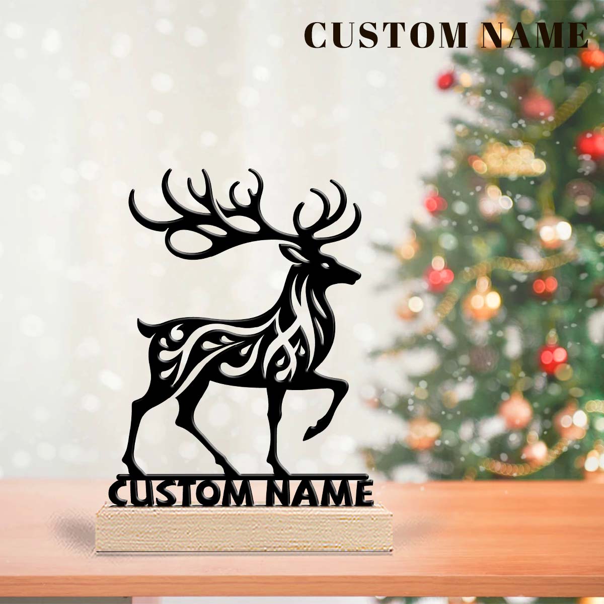 1Pc Csutom  Running Deer Woode - Home Office Gifts avis et prix