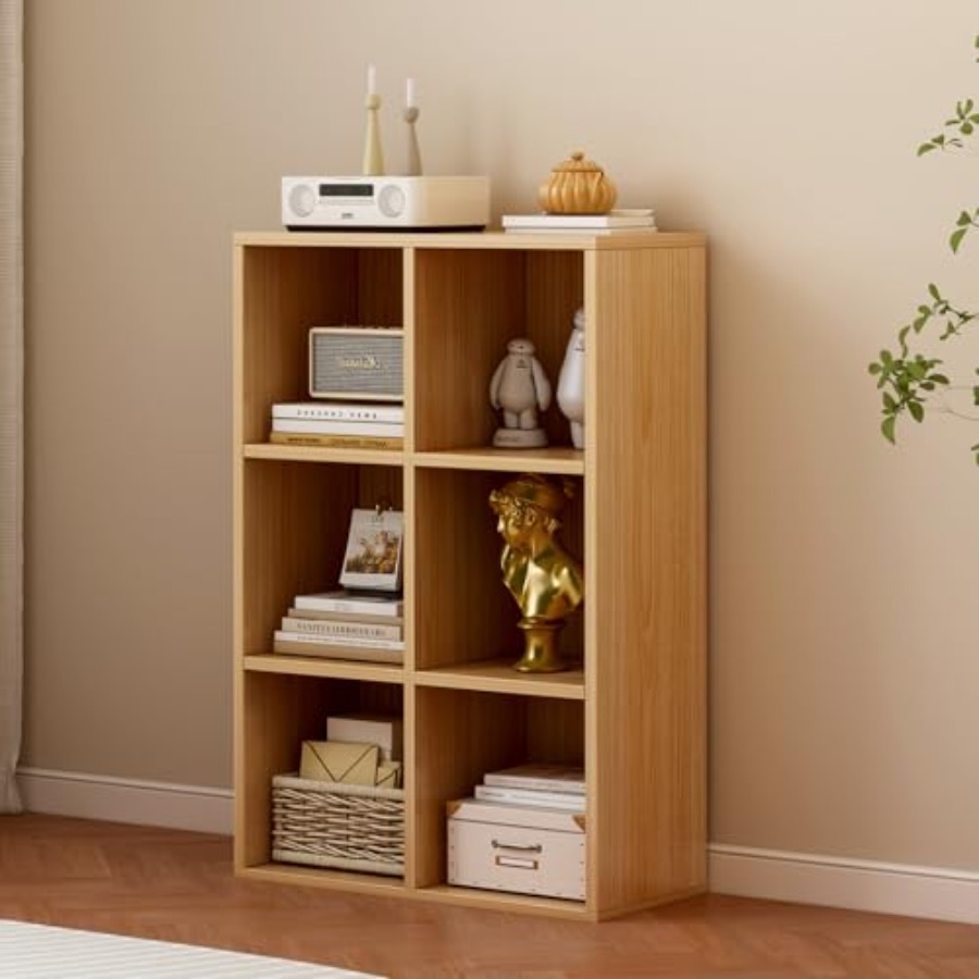 6-Cube Storage Shelf Bookcase  - Home Office For avis et prix