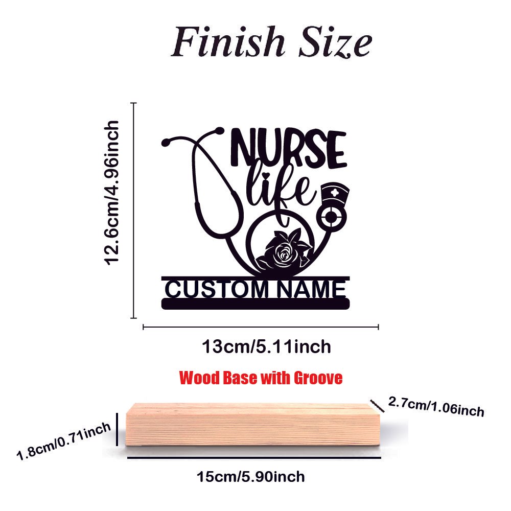 Personalized Nurse Metal Art D - Home Office Gifts avis et prix