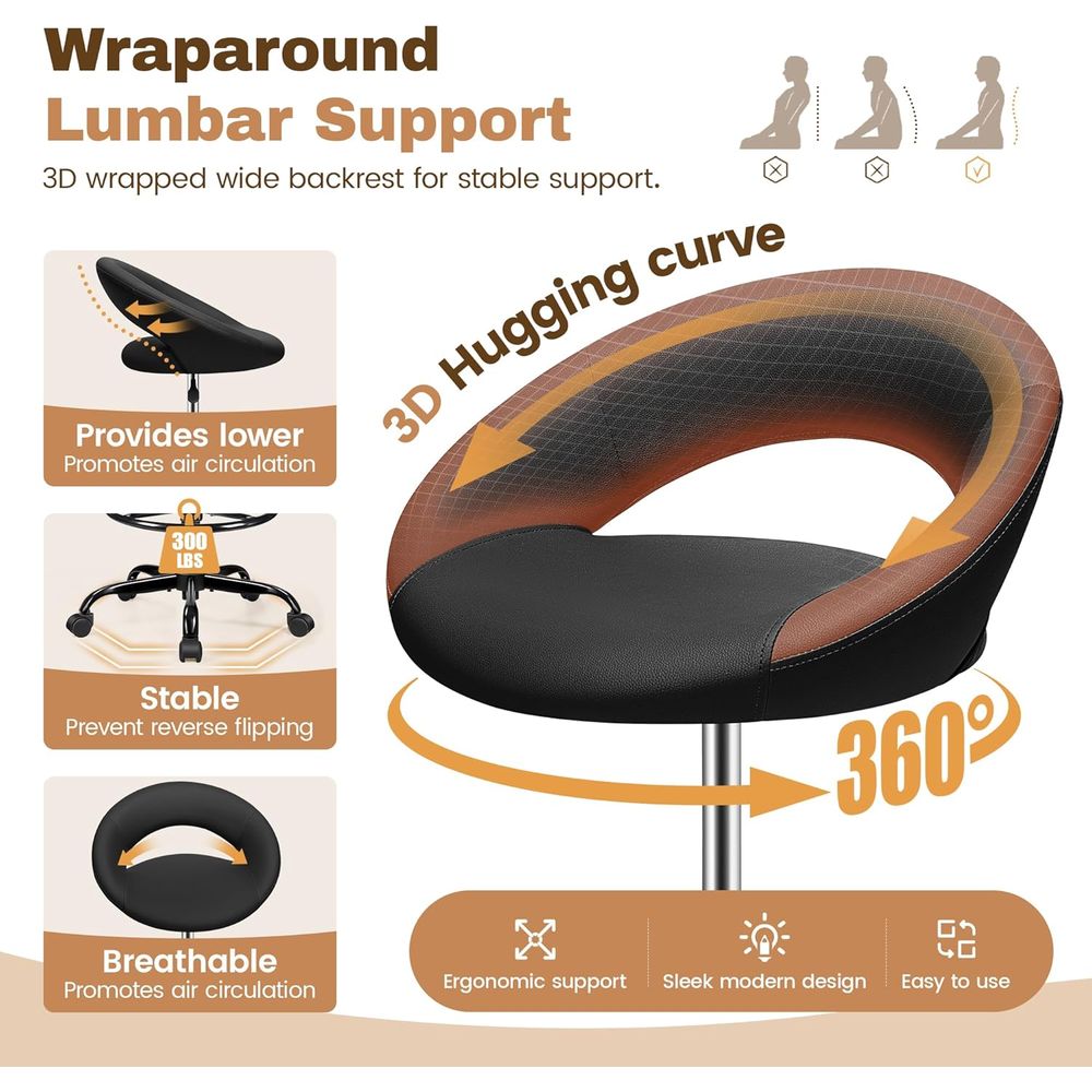 Adjustable Swivel Bar Stools w - Home Office For avis et prix