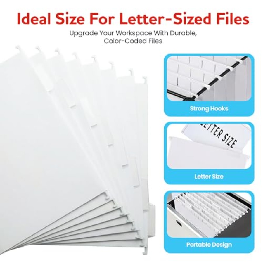 Hanging File Folders 8 Pack, L - Home Office Organization avis et prix