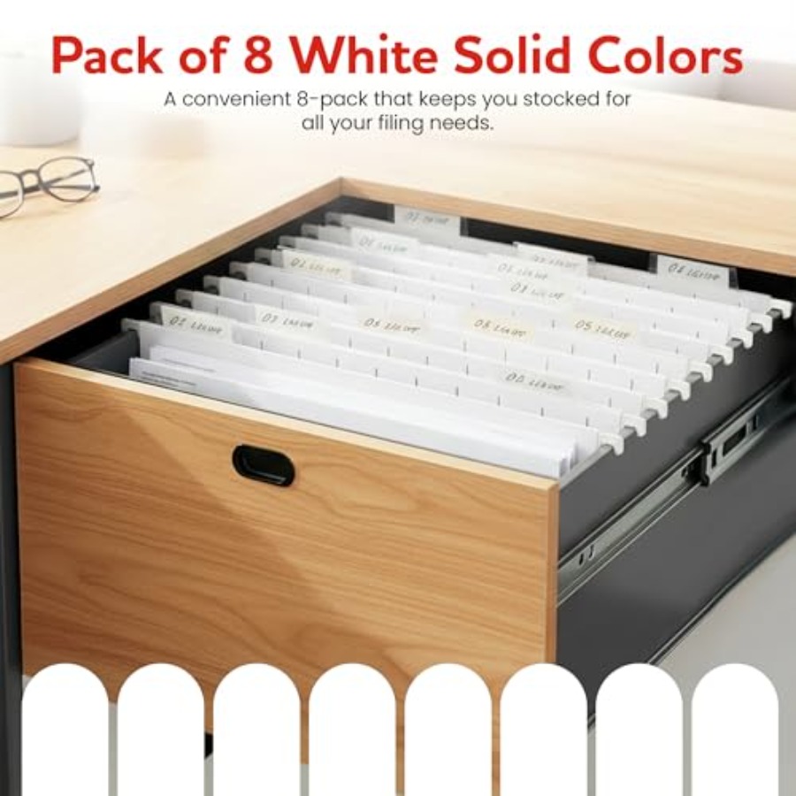 Hanging File Folders 8 Pack, L - Home Office Organization avis et prix