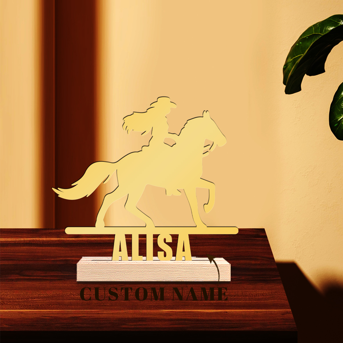 1Pc Csutom Horse Ridding Girl  - Home Office Gifts avis et prix