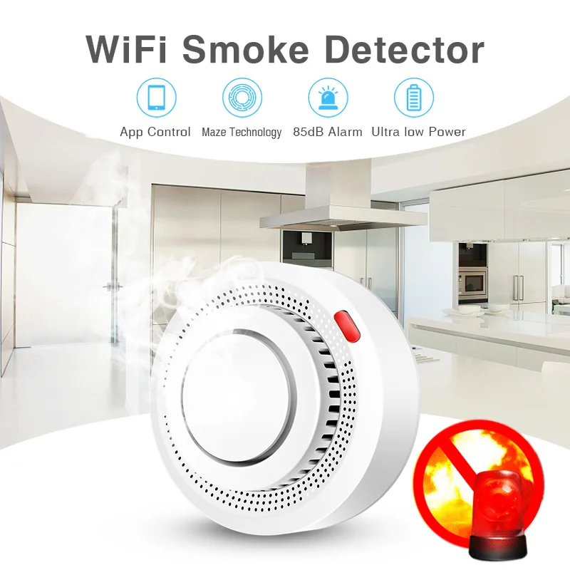 2 Pack Tuya Smart WiFi Smoke D - Home Office Google avis et prix