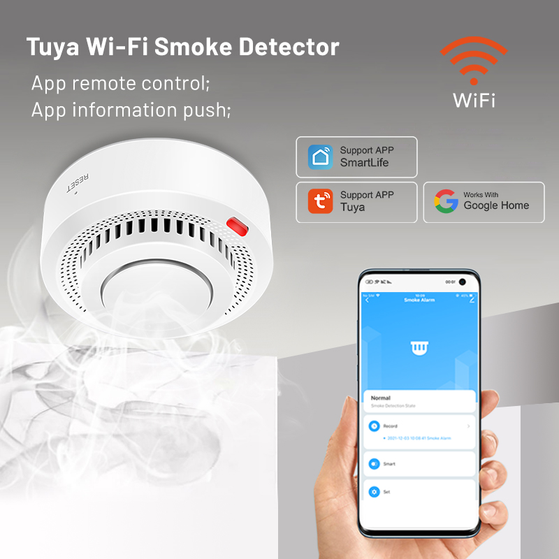 2 Pack Tuya Smart WiFi Smoke D - Home Office Google avis et prix