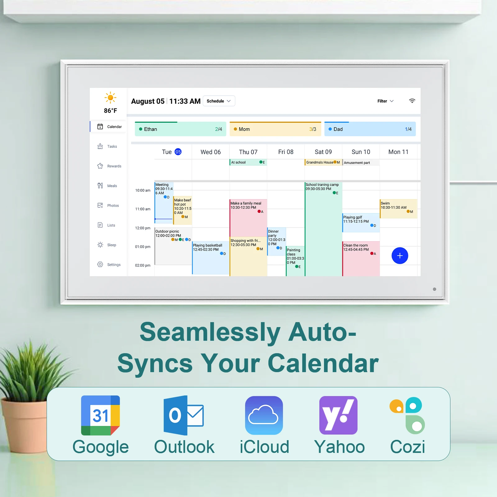 Home Smart Digital Calendar wi - Home Office Google avis et prix