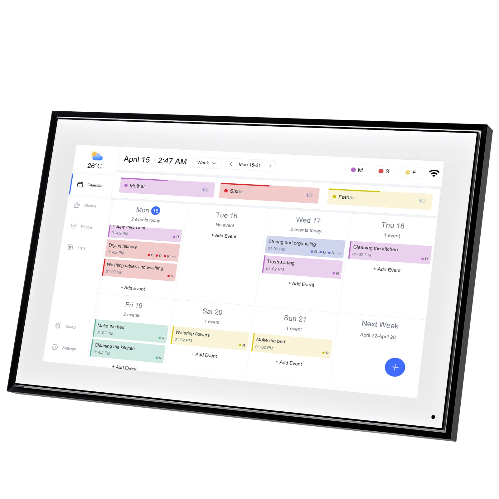 Home Smart Digital Calendar wi - Home Office Google avis et prix