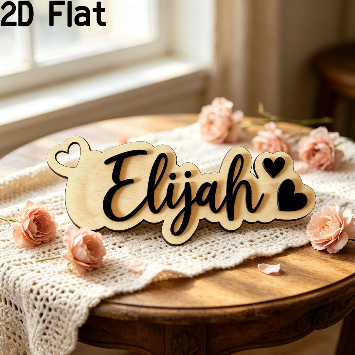 1Pc Custom Love Decor Wooden A - Home Office Gifts avis et prix