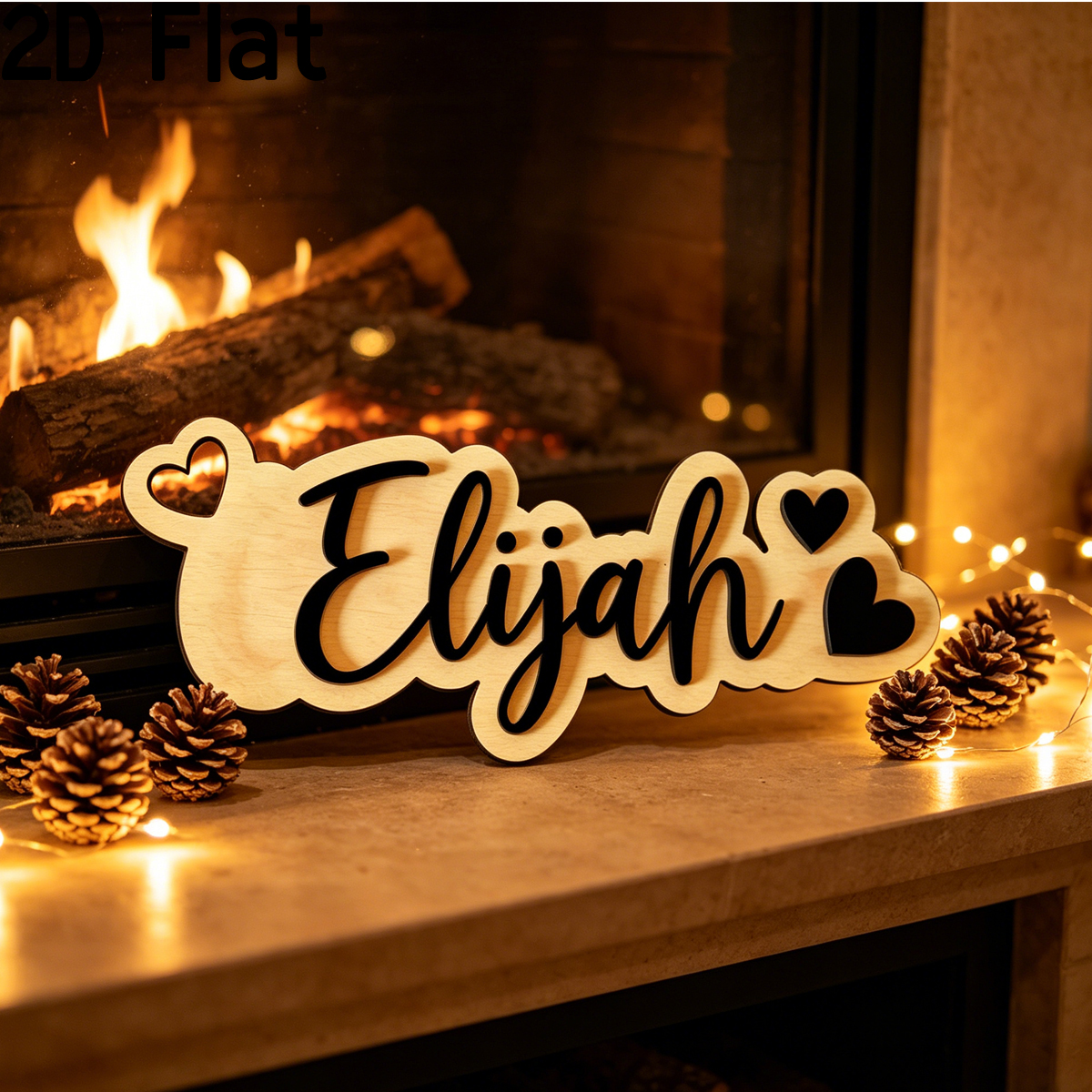 1Pc Custom Love Decor Wooden A - Home Office Gifts avis et prix
