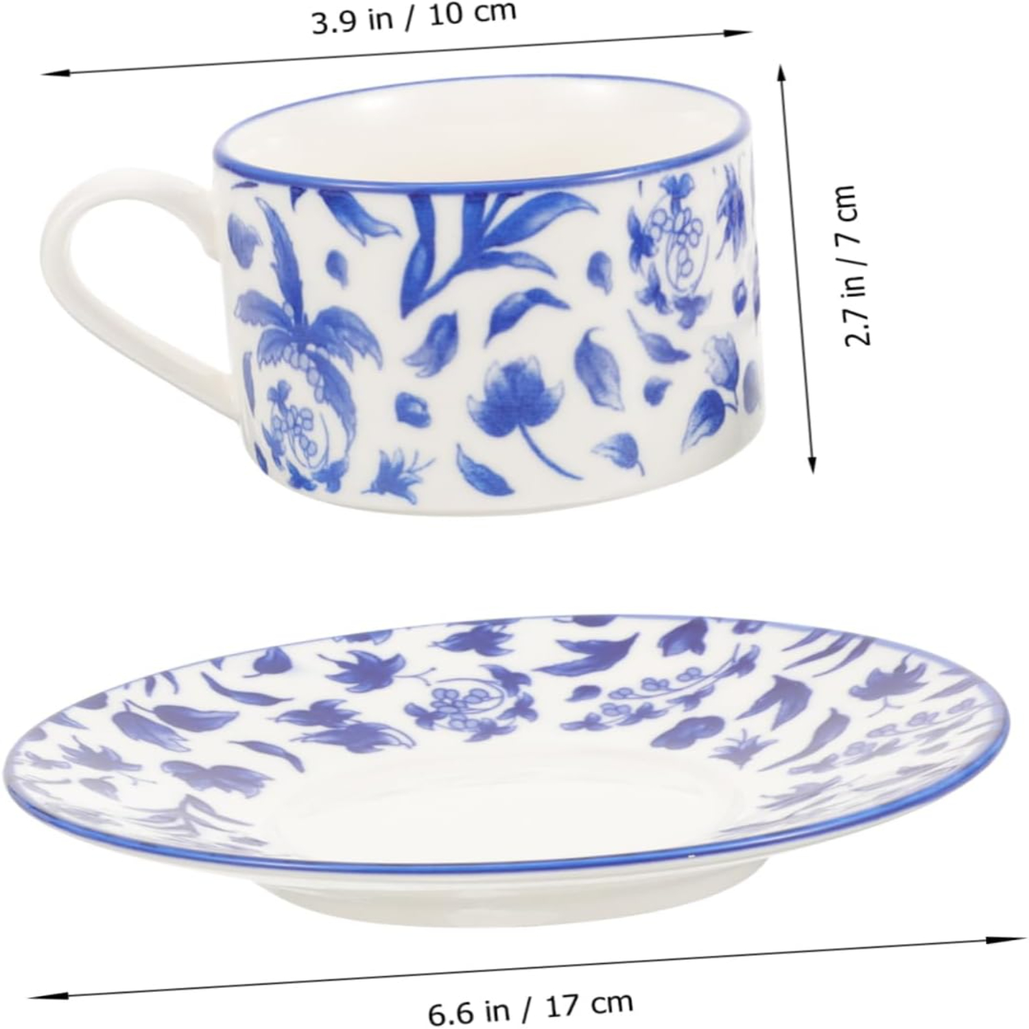 Vintage Chic Tea Cup and Sauce - Home Office British avis et prix