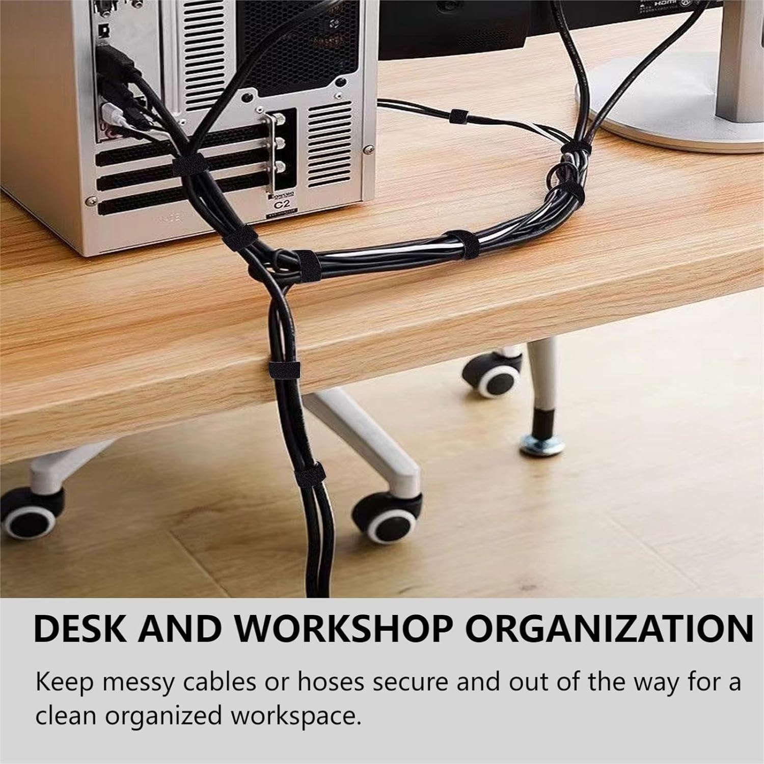 54 Yards Reusable Cable Ties,  - Home Office Organization avis et prix