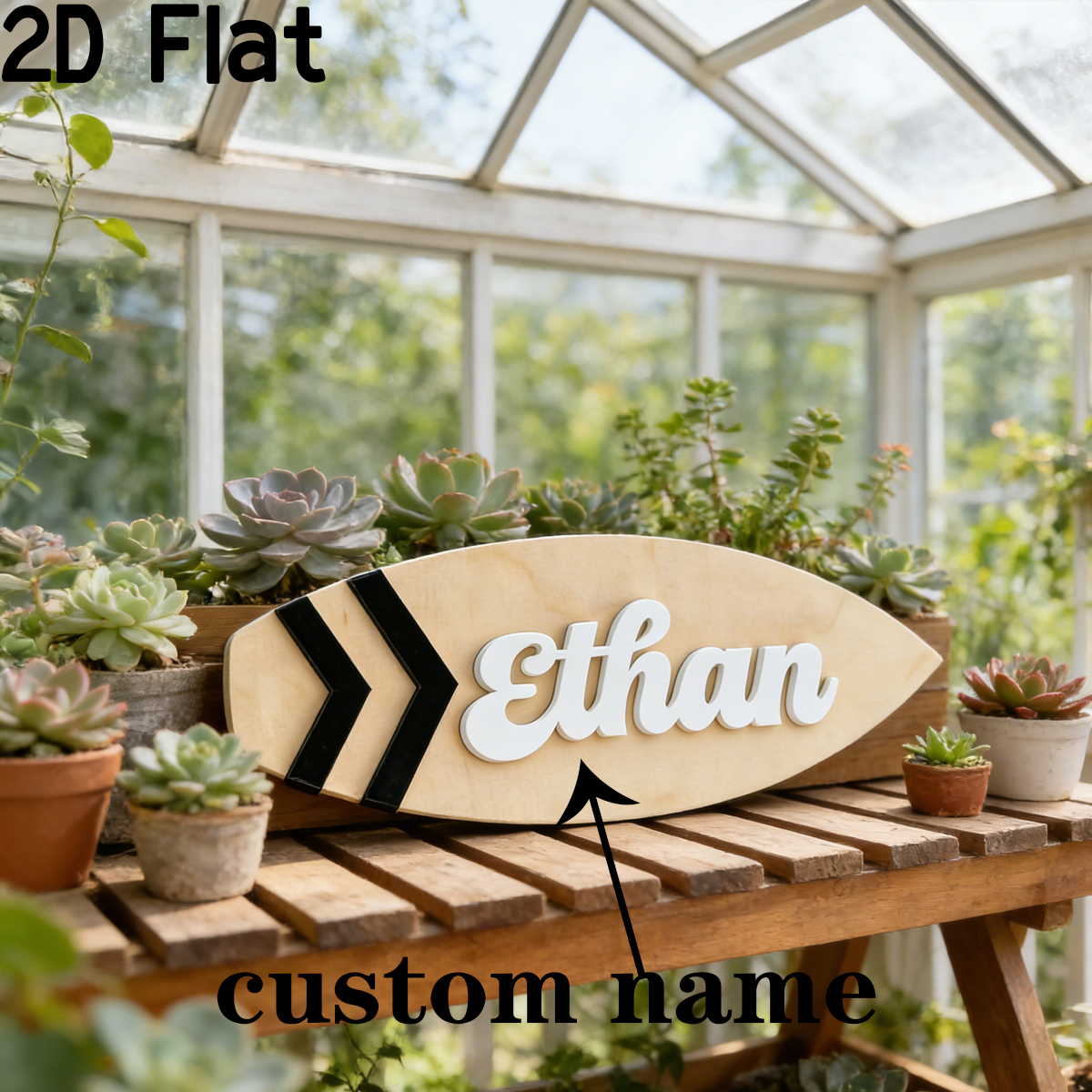 1Pc Custom Surfboard Wooden Ac - Home Office Gifts avis et prix