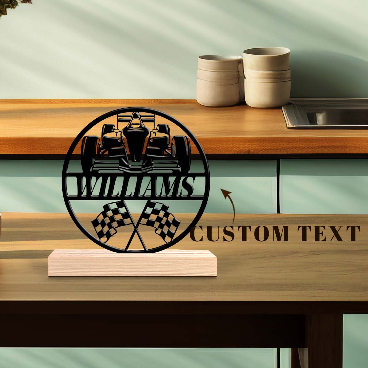 1Pc Csutom Name F1 Race Car Fl - Home Office Gifts avis et prix