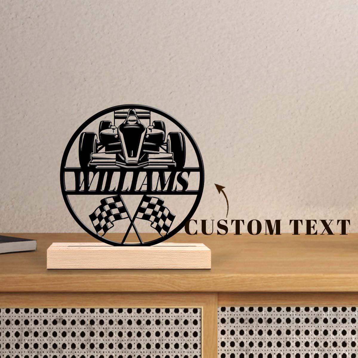 1Pc Csutom Name F1 Race Car Fl - Home Office Gifts avis et prix