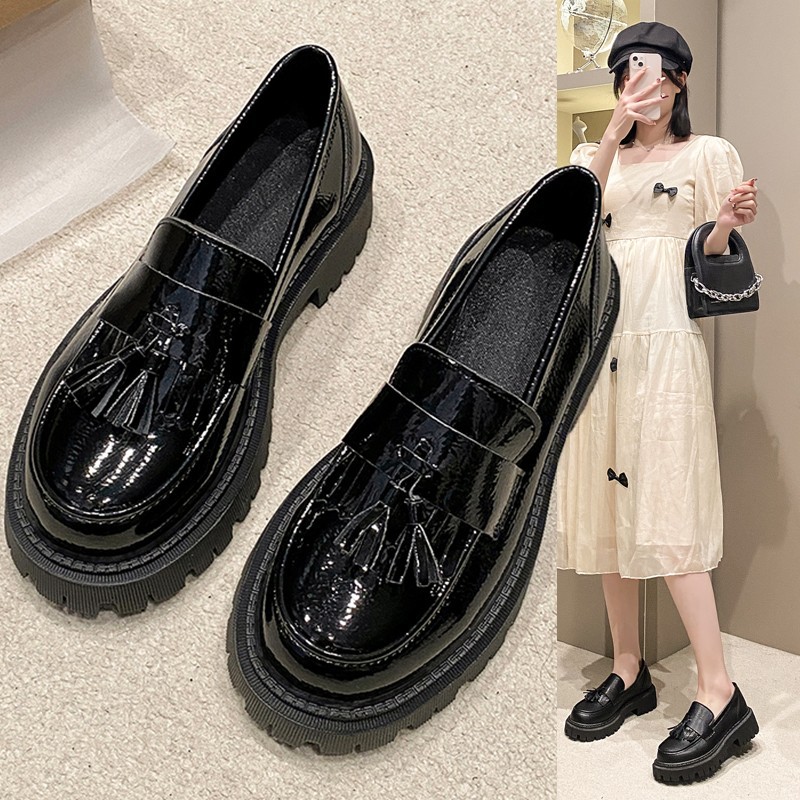 Women Loafers 2025 Spring New  - Home Office British avis et prix