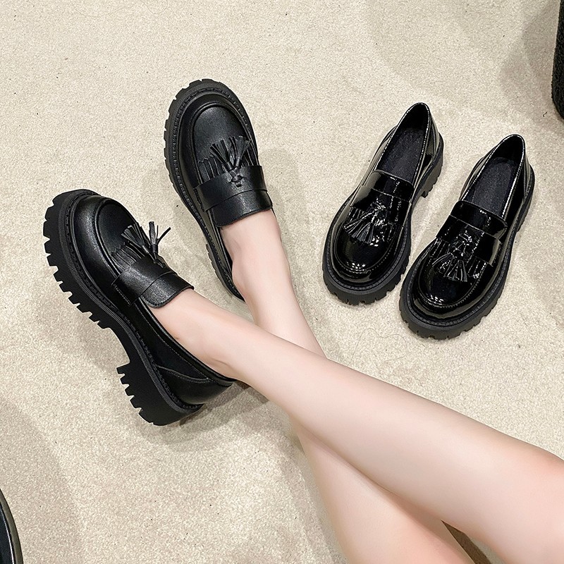 Women Loafers 2025 Spring New  - Home Office British avis et prix