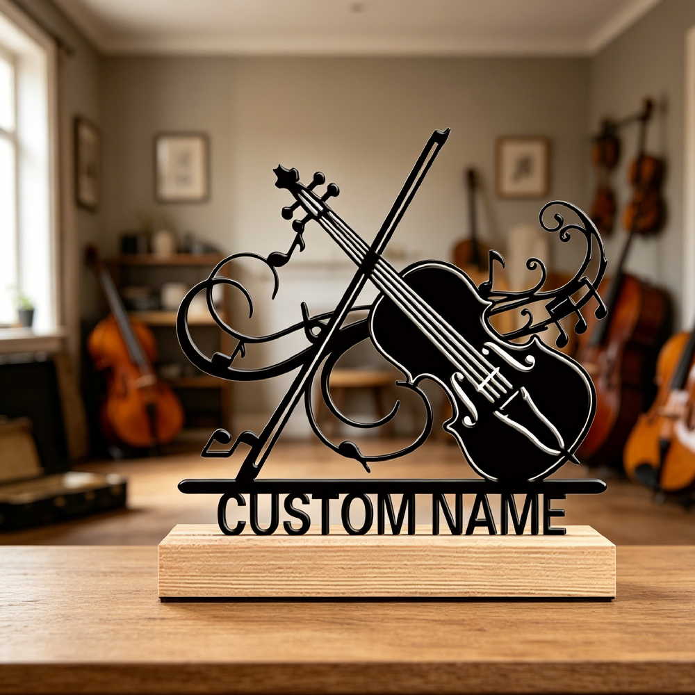Personalized Violin Cello Meta - Home Office Gifts avis et prix